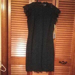 Elegant Black Lace Dress